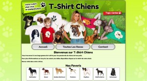 Boutique T-Shirt Chiens.com , une large gamme de t-shirts et sweat-shirts personnalisés pour les passionnés de chiens de tous poils.