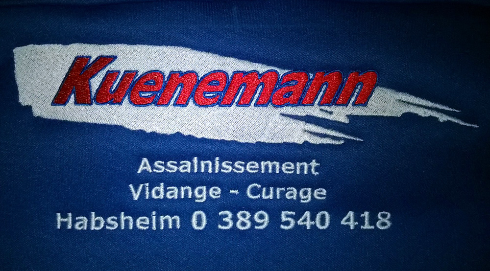 T-shirt personnalisé pour la société Kuenemenn de Habsheim (Broderie)